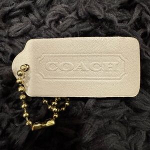Vintage Coach Bone Hangtag